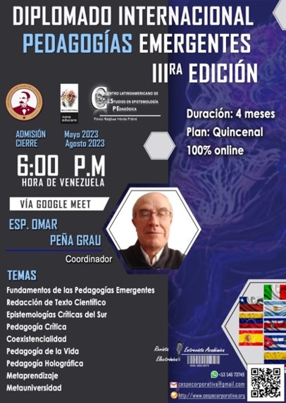 DIPLOMADO INTERNACIONAL DE PEDAGOGAS EMERGENTES